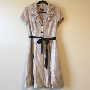 Adrianna Papell Boutique Champagne Evening Dress